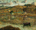 van het zonlicht op de Harlem-rivier - Ernest Lawson — weergave van het kunstwerk