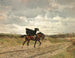 De reiziger, generaal Ney te paard die tegen de wind vecht - Ernest Meissonier — weergave van het kunstwerk