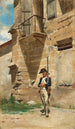 Sentinelle en 1796 - Ernest Meissonier — weergave van het kunstwerk