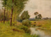 op de rivier Housatonic Connecticut - Ernest Parton — weergave van het kunstwerk