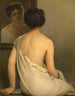 Vrouw die zwemt - Ernest Slingeneyer — weergave van het kunstwerk