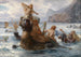 Sirènes en centauren in bad - Ernst Albert Fischer — weergave van het kunstwerk
