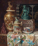 Natuurschilderij van Aziatische tafel - Ernst Czernotzky — weergave van het kunstwerk