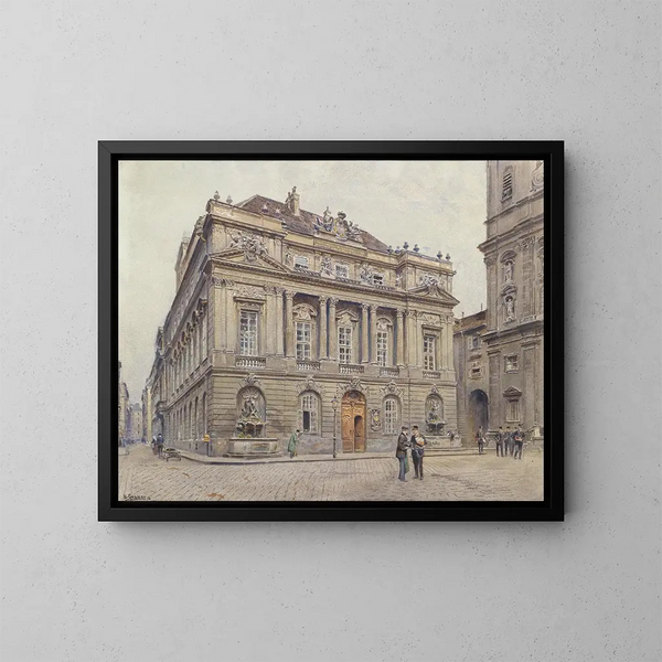 Oude Universiteit van Wenen - Ernst Graner — ingelijst kunstwerk aan de muur