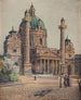 Kerk Saint-Charles - Ernst Graner — weergave van het kunstwerk