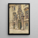 The portal of the old town hall in Wipplingerstraße in Vienna - Ernst Graner — framed artwork on a wall