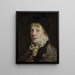 Portrait of Anna Nordgren - Ernst Josephson — framed artwork on a wall