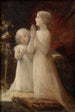 Kinderen biddend - Ernst Klimt — weergave van het kunstwerk