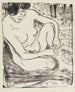 Studie van een handeling - Ernst Ludwig Kirchner — weergave van het kunstwerk