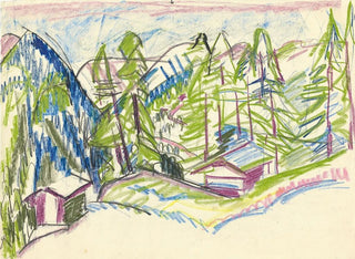 Ernst Ludwig Kirchner - Berglandschaft von Clavadel.webp