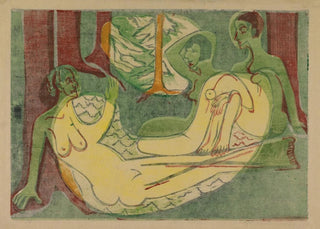 Ernst Ludwig Kirchner - Drei Akte im Walde.webp