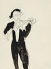 Geiger - Ernst Ludwig Kirchner — weergave van het kunstwerk