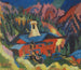 Huis op de top - Ernst Ludwig Kirchner — weergave van het kunstwerk