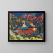 Huis op de top - Ernst Ludwig Kirchner — ingelijst kunstwerk aan de muur