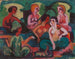 In het paleis van de prinsessen - Ernst Ludwig Kirchner — weergave van het kunstwerk