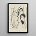 Artiste et modèle - Ernst Ludwig Kirchner — ingelijst kunstwerk aan de muur