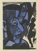 Autoportrait Mélancolie des montagnes - Ernst Ludwig Kirchner — weergave van het kunstwerk