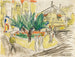 Het bosje bij Albertplatz in Dresden - Ernst Ludwig Kirchner — weergave van het kunstwerk
