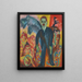 L'infirmière - Ernst Ludwig Kirchner — ingelijst kunstwerk aan de muur