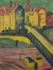 uitzicht vanaf het raam - Ernst Ludwig Kirchner — weergave van het kunstwerk