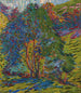 Woudgebied - Ernst Ludwig Kirchner — weergave van het kunstwerk
