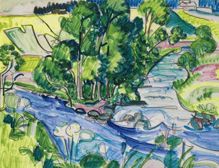 Ernst Ludwig Kirchner - Wildboden Mit Kirchners Haus Kirchners House In The Forest.webp