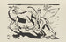 Wild paard en herder - Ernst Ludwig Kirchner — weergave van het kunstwerk