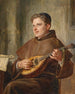 Monnik musicus - Ernst Nowak — weergave van het kunstwerk