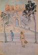 Pont d'Alcántara et Castillo de San Servando à Tolède - Ernst Schiess — weergave van het kunstwerk