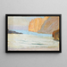 Baai aan zee met rotsen - Ernst Schiess — ingelijst kunstwerk aan de muur