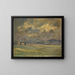 Campagne met verreik met aquaduct op de achtergrond - Ernst Schiess — ingelijst kunstwerk aan de muur