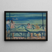 Vissersherberg aan zee - Ernst Schiess — ingelijst kunstwerk aan de muur