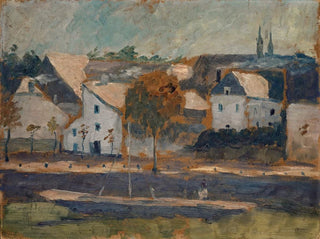 Ernst Schiess - Kleine Stadt an Kanal.webp