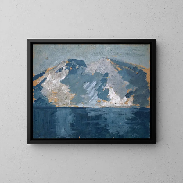 Côte montagneuse - Ernst Schiess — ingelijst kunstwerk aan de muur