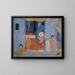 Natifs devant leur habitation - Ernst Schiess — ingelijst kunstwerk aan de muur