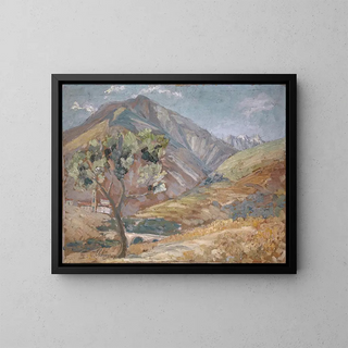 Ernst Schiess - Olive in the Corsican Mountains.webp
