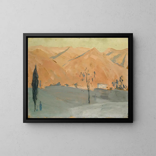 Bergen van het Zuiden - Ernst Schiess — ingelijst kunstwerk aan de muur
