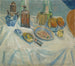 Tafel na de maaltijd - Ernst Schiess — weergave van het kunstwerk