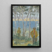 Vue sur une baie vers une ville du Sud - Ernst Schiess — ingelijst kunstwerk aan de muur