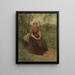 Woman of Zandvoort - Ernst Witkamp — framed artwork on a wall