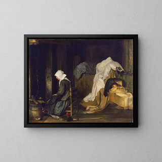 Esaias Boursse - Interior with Woman Cooking.webp