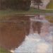 van het rustige meer Egelsee bij Golling, Salzburg - Gustav Klimt — gepresenteerd in een interieur