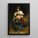 Een mandje met bloemen - Étienne Adolphe Piot — ingelijst kunstwerk aan de muur