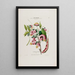 Flore d'Amérique dessinée d'après nature sur les lieux Pl032 - Étienne Denisse — ingelijst kunstwerk aan de muur