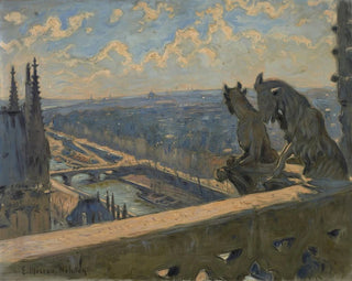 Etienne MoreauNlaton - Vue de Paris prise depuis la cathdrale NotreDame.webp