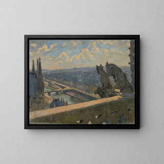 Etienne MoreauNlaton - Vue de Paris prise depuis la cathdrale NotreDame.webp