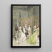 Rendez-vous chez la couturière - Ettore Simonetti — ingelijst kunstwerk aan de muur
