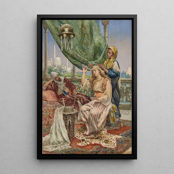 Ettore Simonetti - The servant and mistress.webp