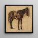 Study of a Horse - Jean Lulvs — framed artwork on a wall