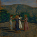 Studie van Ringelreihe - Franz von Stuck — weergave van het kunstwerk